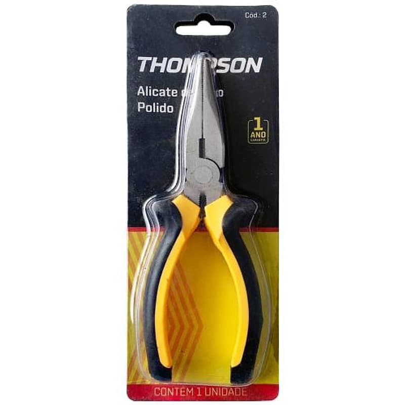 Alicate de Bico Reto 6" Polido Thompson — Campinas