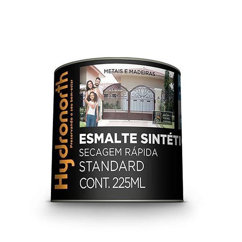 Tinta Esmalte Sintético Hydronorth Brilhante Laranja 1/16 (225ml) — Campinas