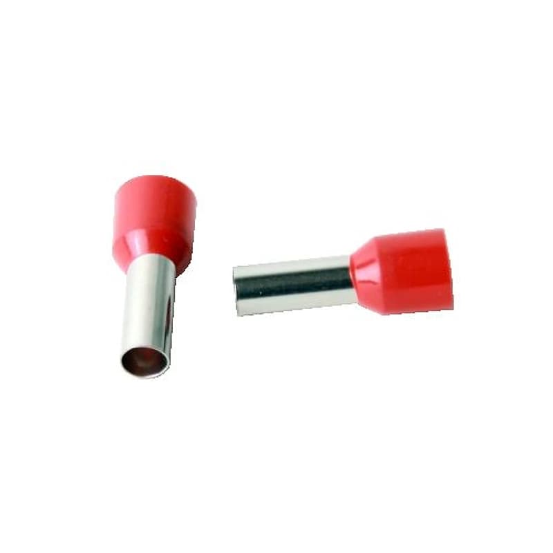 Terminal Pré-Isolado Ilhós Tubo 10mm² Vermelho Lukma — Campinas
