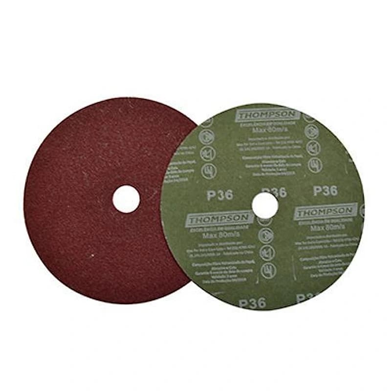 Disco de Lixa 4.1/2" (115mm) Grão 100 Thompson 1481 — Campinas