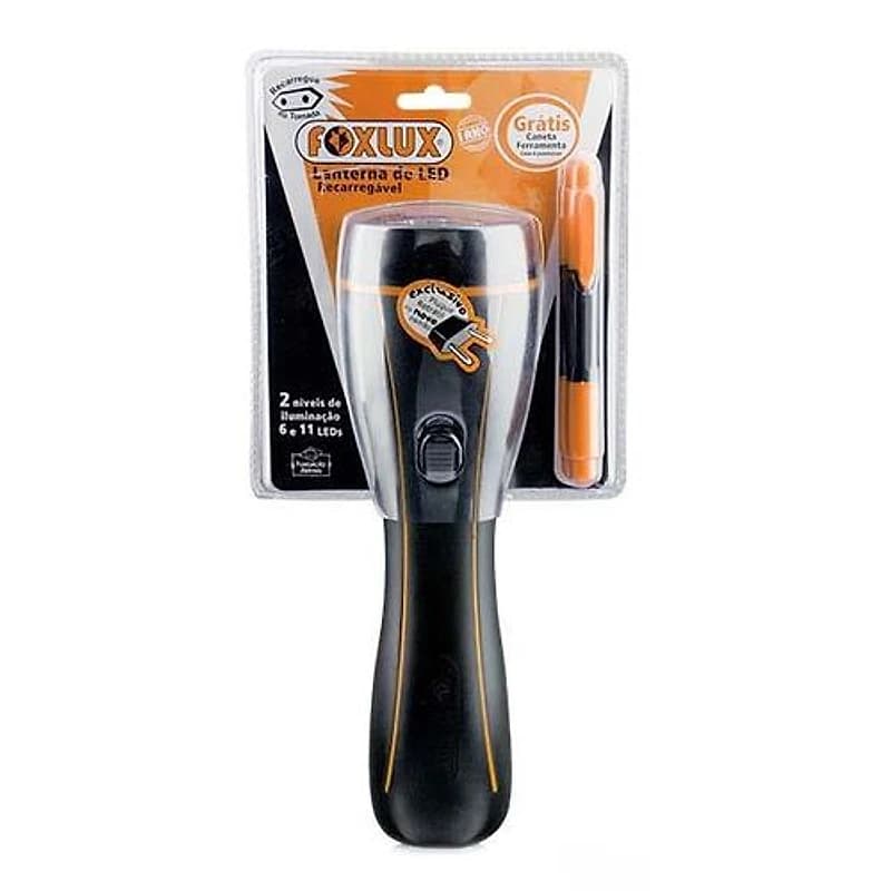 Lanterna Recarregável Bivolt 5 LEDs Foxlux — Campinas