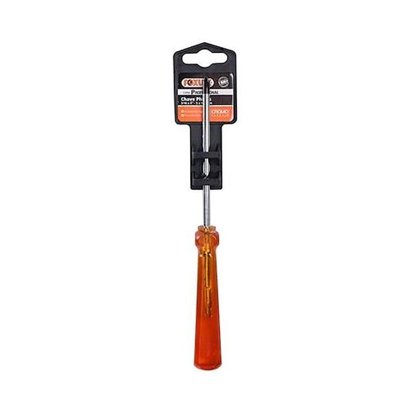 Chave Phillips 3/16" x 4" Famastil Ponta Imantada Laranja — Campinas