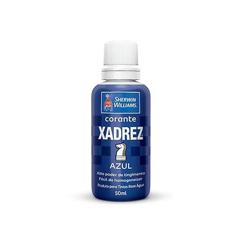 Corante Líquido Xadrez Azul Bisnaga 50ml — Campinas