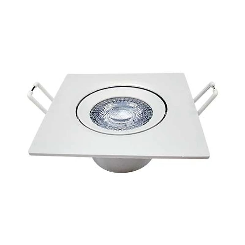 Spot LED de Embutir Quadrado 7W Branca Quente 3000K Supimpa Avant 863070572 — Campinas