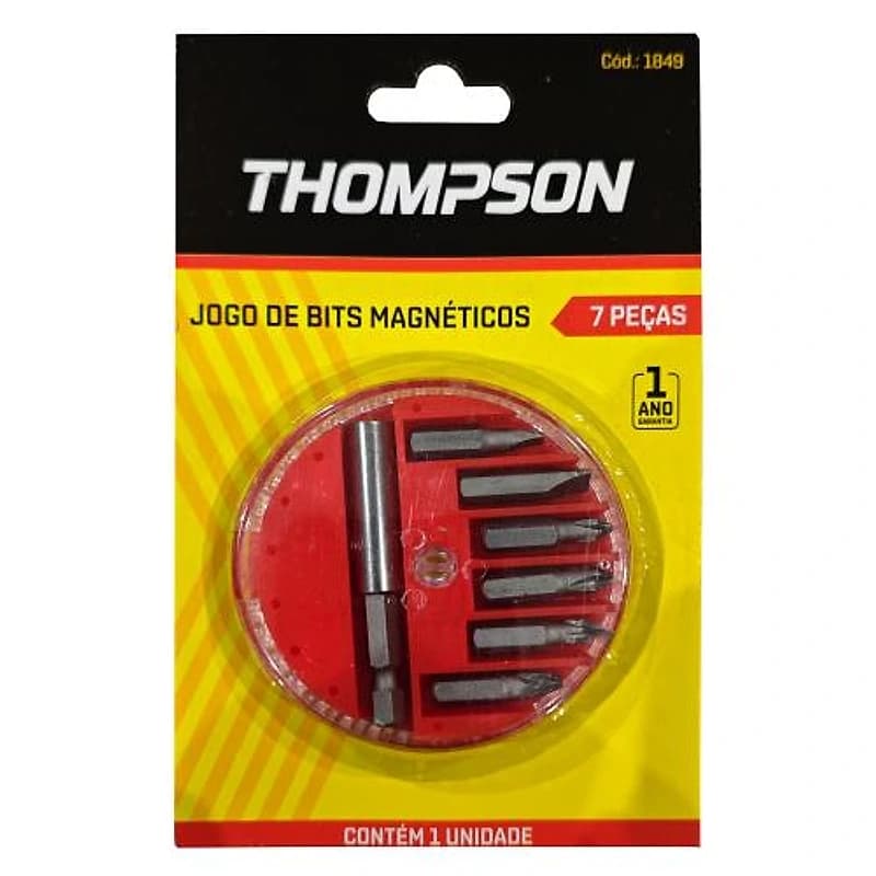 Jogo de Bits com Adaptador Magnético 7 Peças Thompson — Campinas