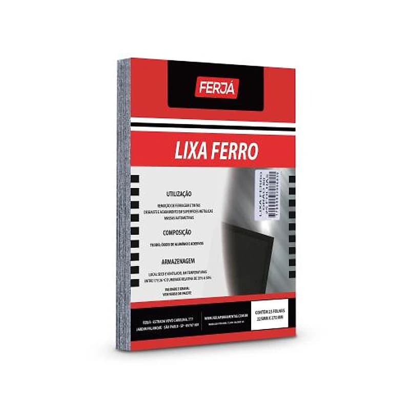 Lixa para Ferro Grão 80 Ferja K-240 FL0LN0826 — Campinas